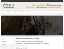 Tablet Screenshot of bazus.nl